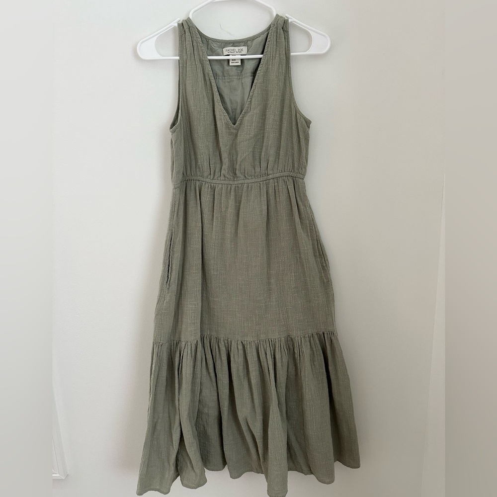 Sage green dress